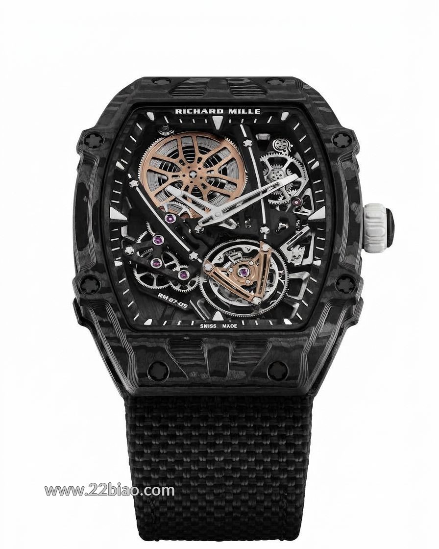 High-End Rep RM 27-05 Rafael Nadal Edition: Carbon Fiber Suspended Tourbillon Watch