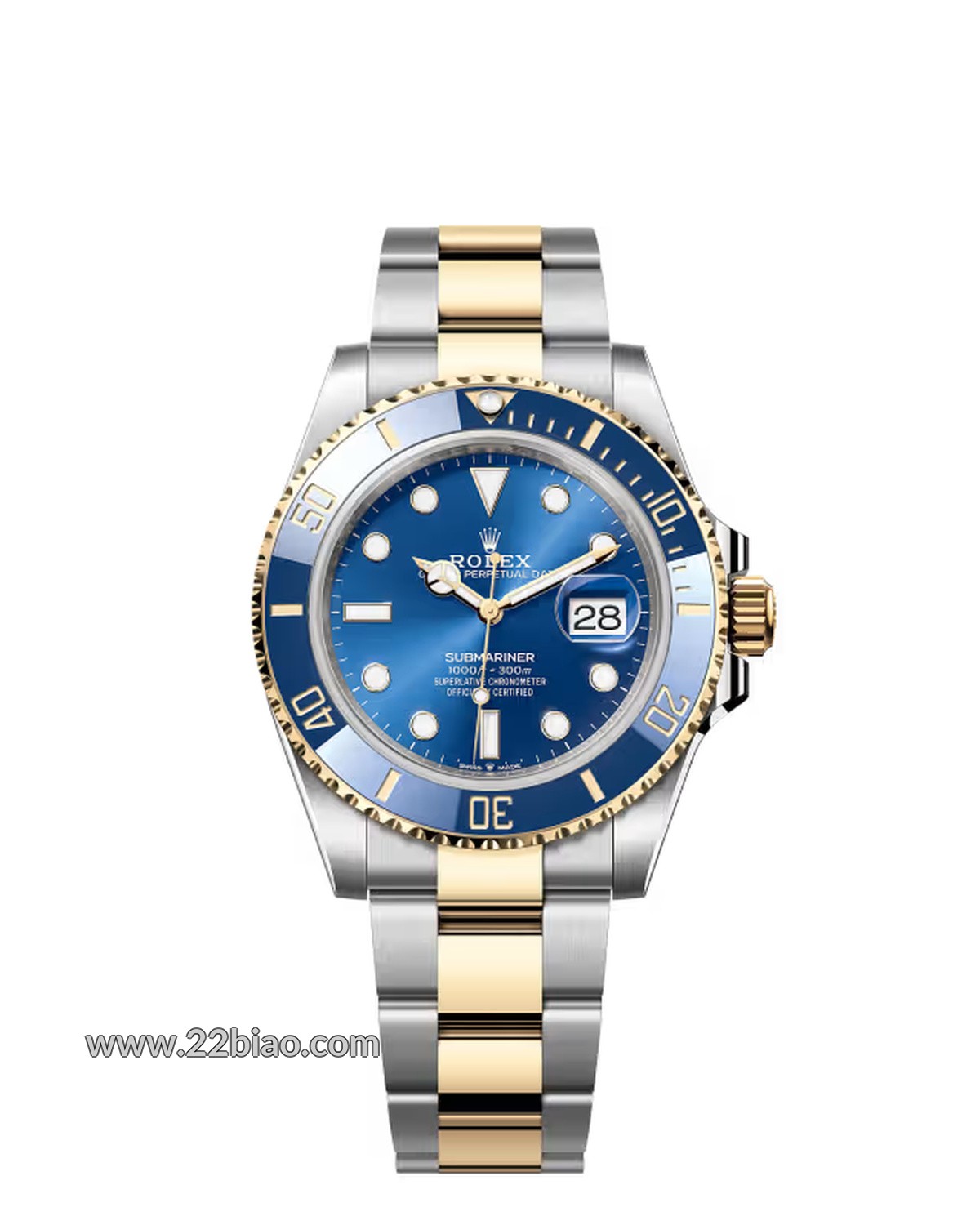 RG Factory Replica Rolex Bluesy Submariner 126613LB Royal Blue Dial 41mm