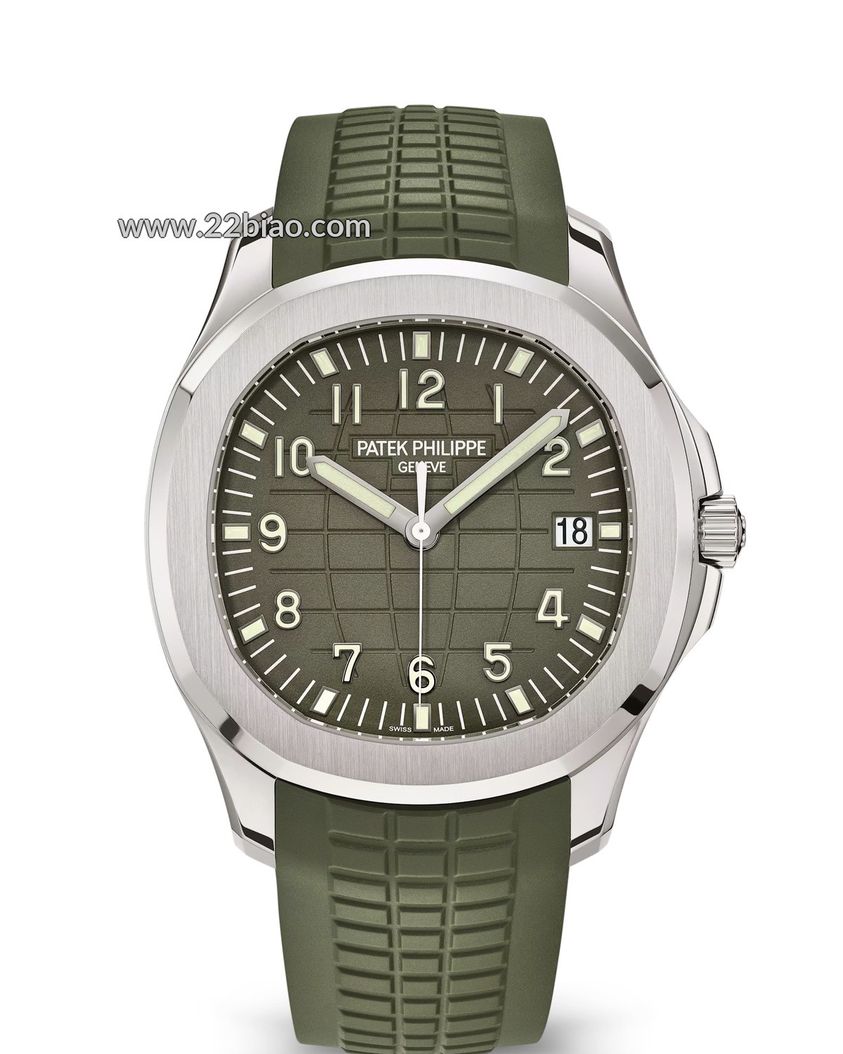 [1:1 Quality Replica] Patek Philippe Aquanaut 5168G-010 Mechanical Watch (Khaki Green)
