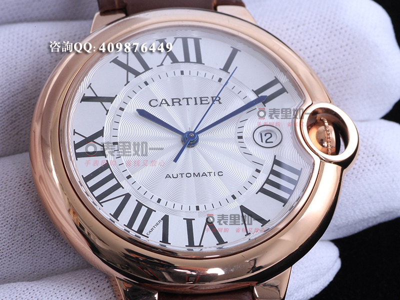 [Produced by HBB V6 Factory] Cartier Ballon Bleu automatic mechanical watch, rose gold W6900651 
