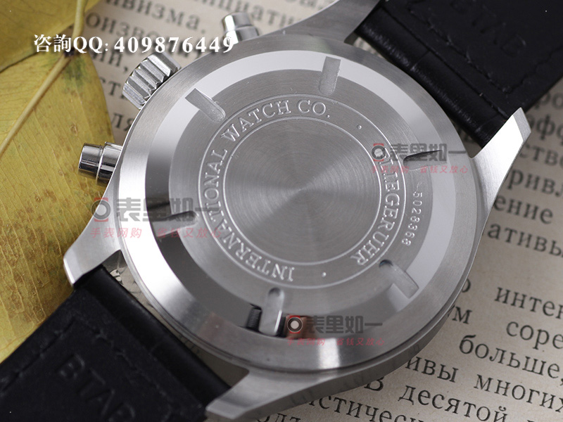 V6 New Edition: IWC Pilot IW377701 Pilot's Series 7750 chronograph watch
