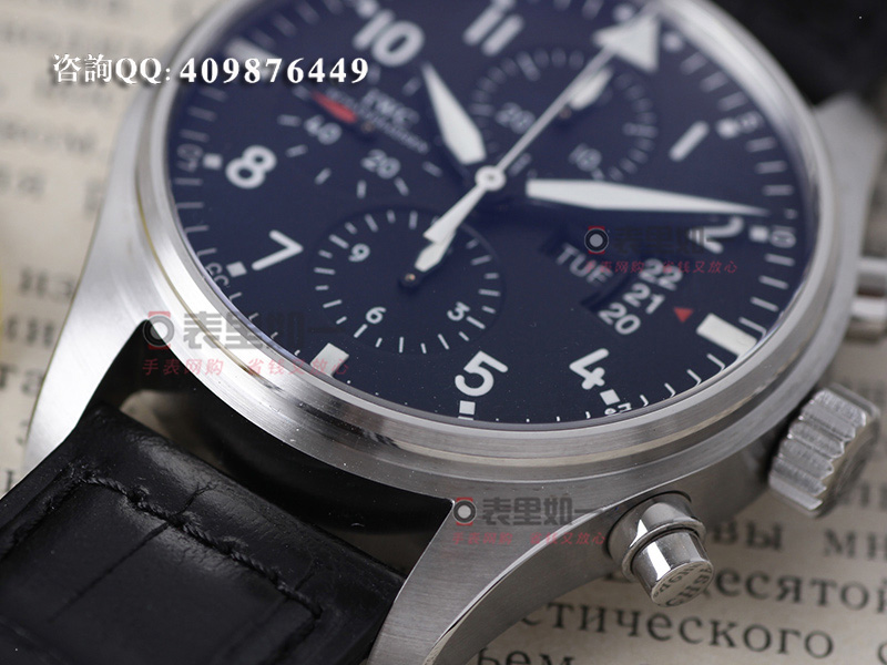 V6 New Edition: IWC Pilot IW377701 Pilot's Series 7750 chronograph watch