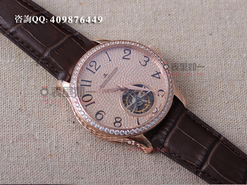 [HF Factory Super God Edition] Jaeger-LeCoultre high-end tourbillon watch, diamond-set dial