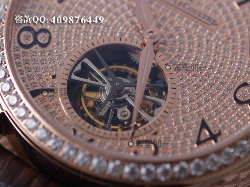 [HF Factory Super God Edition] Jaeger-LeCoultre high-end tourbillon watch, diamond-set dial