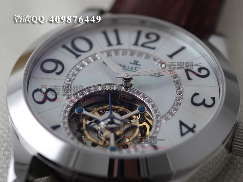 [HF Factory Super God Edition] Jaeger-LeCoultre high-end tourbillon watch, mother-of-pearl dial