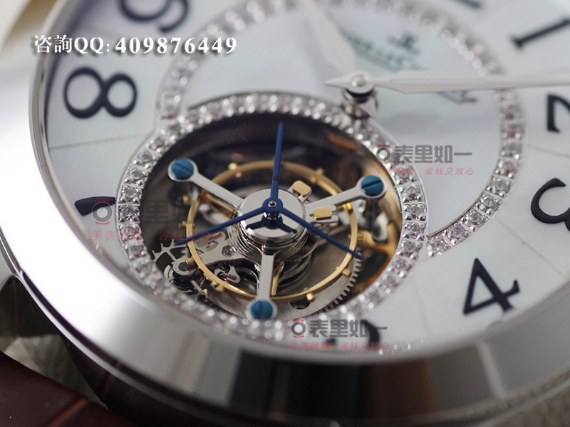 [HF Factory Super God Edition] Jaeger-LeCoultre high-end tourbillon watch, mother-of-pearl dial