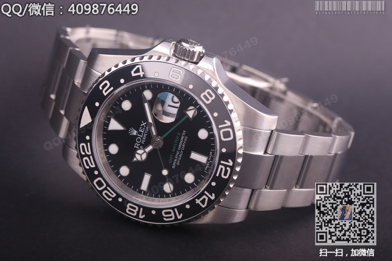 [CNB Fine Edition] Rolex GMT-Master II dual time zone chronograph mechanical men's watch 116710LN