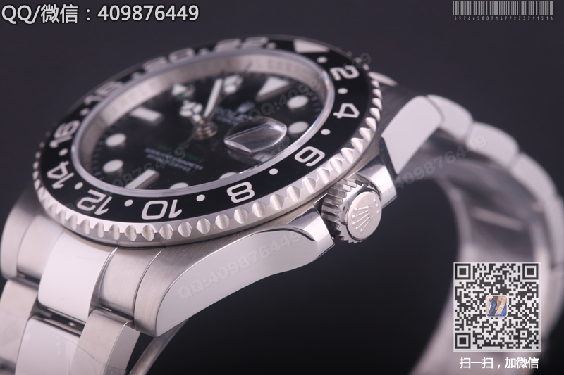 [CNB Fine Edition] Rolex GMT-Master II dual time zone chronograph mechanical men's watch 116710LN