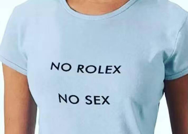 no rolex no sex no rolex no sex