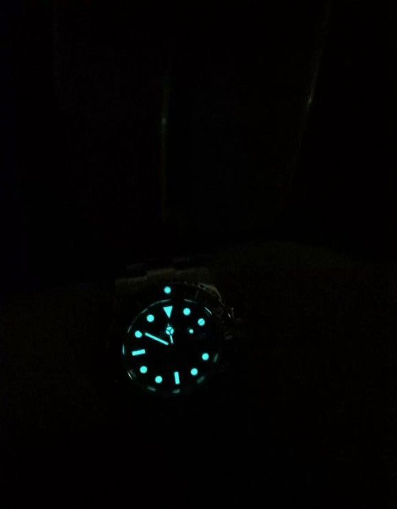 劳力士黑水鬼夜光效果 劳力士黑水鬼夜光效果