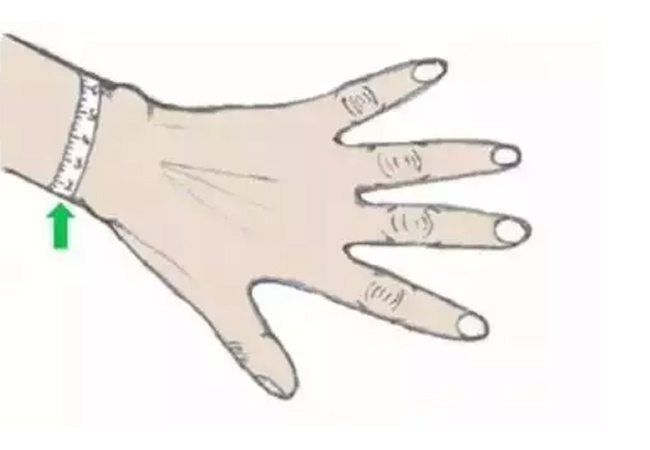 测量手腕大小 测量手腕大小
