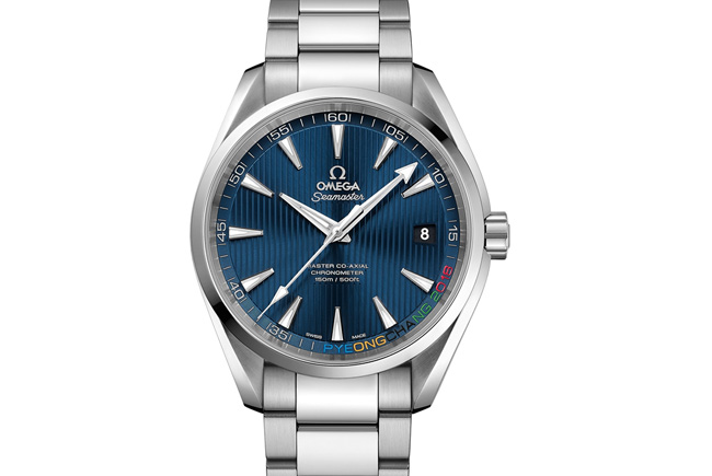 Montre Omega Seamaster Aqua Terra Édition Limitée Jeux Olympiques d'hiver de PyeongChang 2018