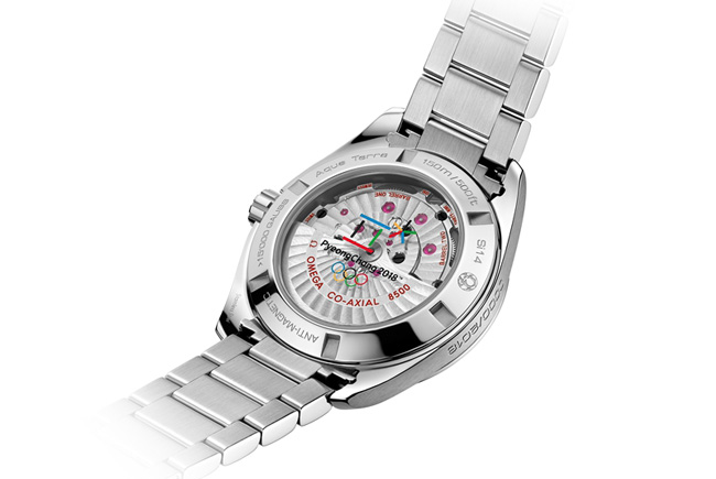 Montre Omega Seamaster Aqua Terra Édition Limitée Jeux Olympiques d'hiver de PyeongChang 2018