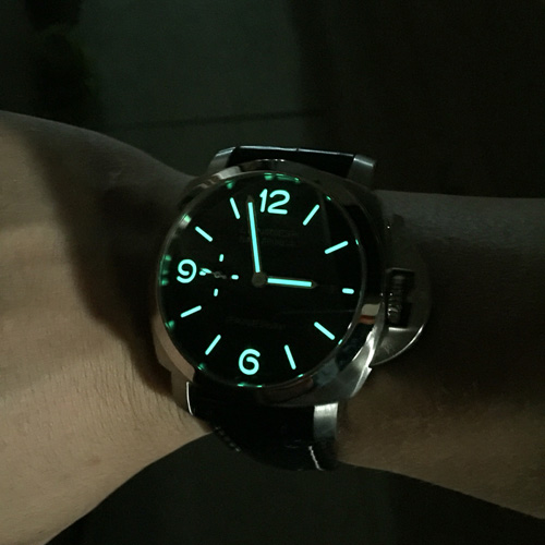 Just bought a Panerai 312, the luminescence is truly unbeatable