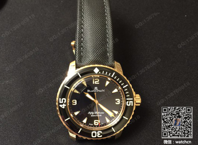宝珀五十噚5015-3630-52玫瑰金腕表 宝珀五十噚5015-3630-52玫瑰金腕表