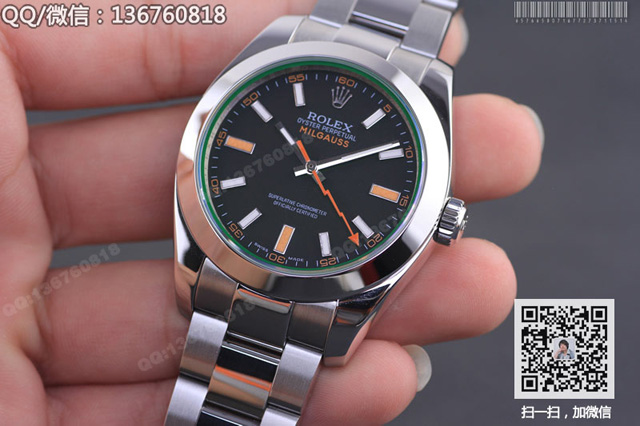 劳力士MILGAUSS系列自动机械腕表116400GV