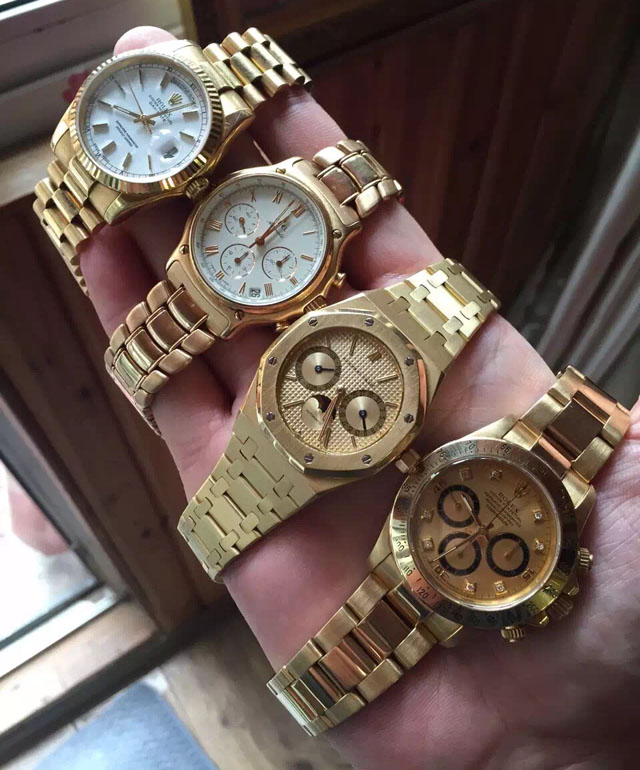 镀金手表 镀金手表