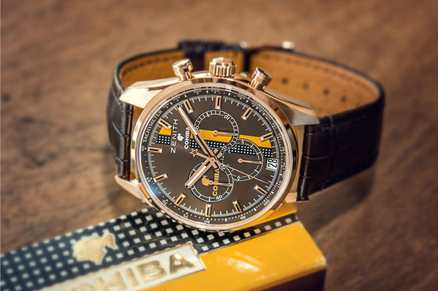 Zenith Vintage Gentleman's Night : première mondiale de la montre sur le thème du cigare « Legend of COHIBA » Zenith Vintage Gentleman's Night : première mondiale de la montre sur le thème du cigare « Legend of COHIBA »