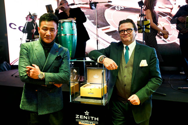 Zenith Vintage Gentleman's Night : première mondiale de la montre sur le thème du cigare « Legend of COHIBA » Zenith Vintage Gentleman's Night : première mondiale de la montre sur le thème du cigare « Legend of COHIBA »