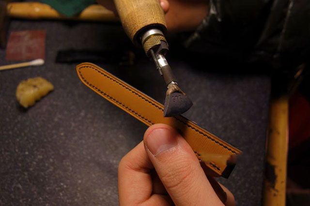 鳄鱼皮表带制作 鳄鱼皮表带制作