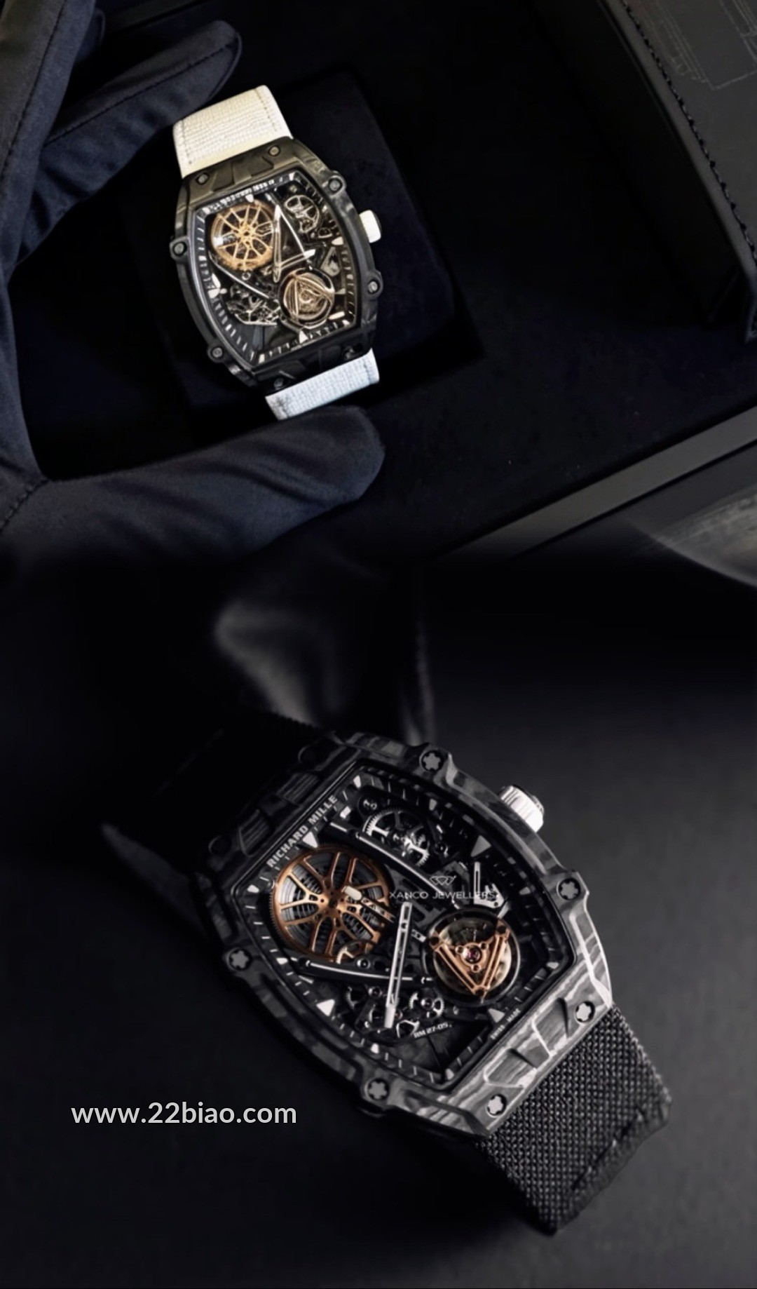 High-End Rep RM 27-05 Rafael Nadal Edition: Carbon Fiber Suspended Tourbillon Watch