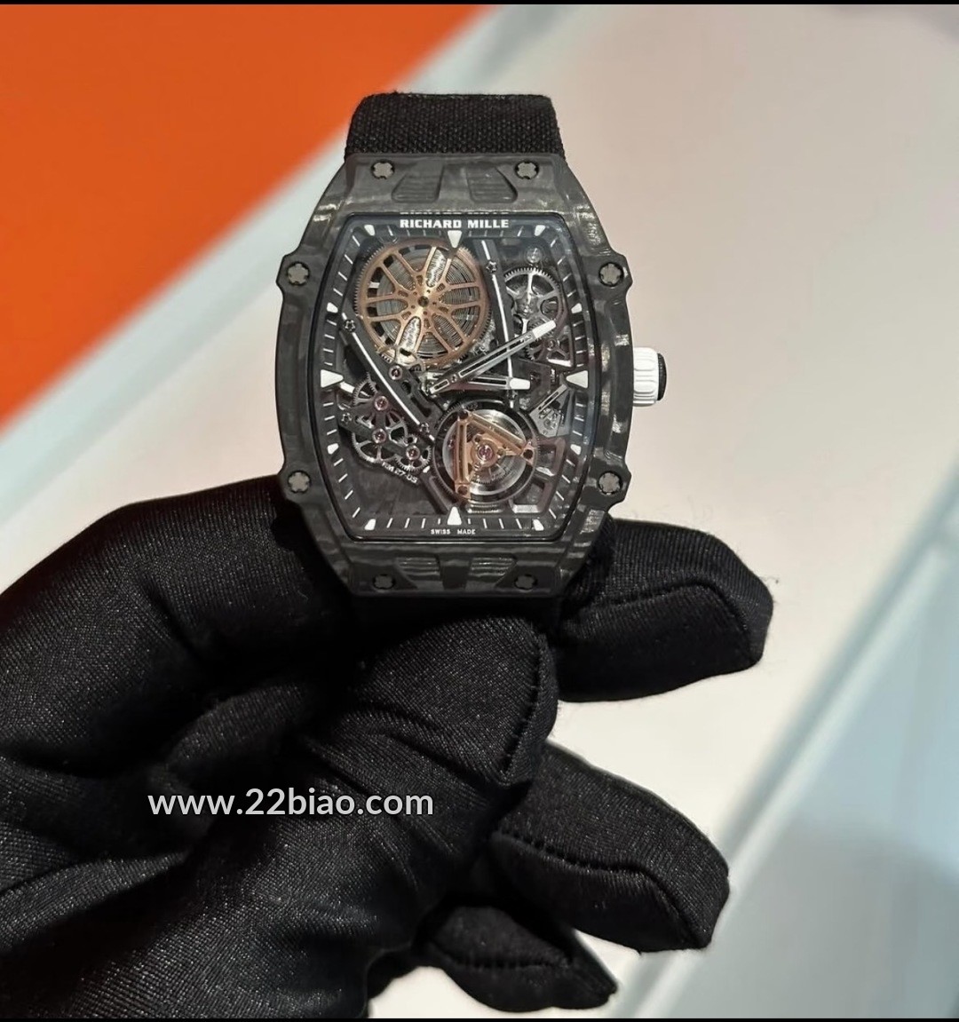 High-End Rep RM 27-05 Rafael Nadal Edition: Carbon Fiber Suspended Tourbillon Watch