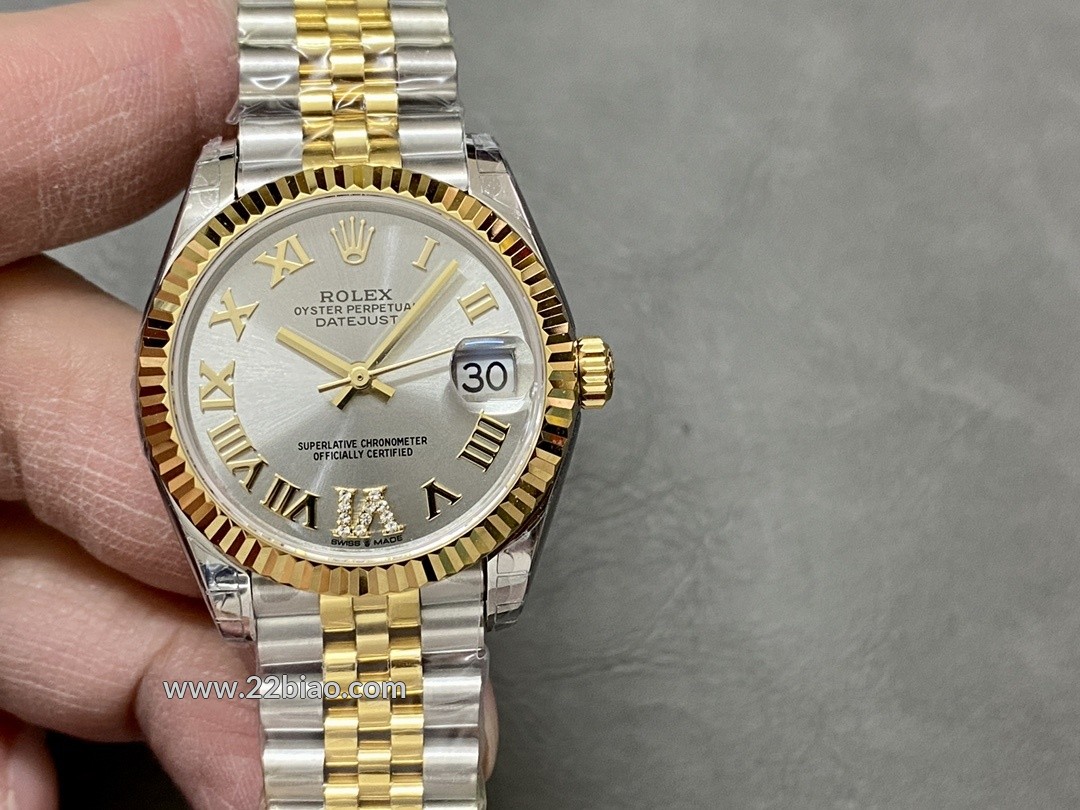 GS Factory Rolex Datejust Two-Tone Yellow Gold Super Clone Watch
