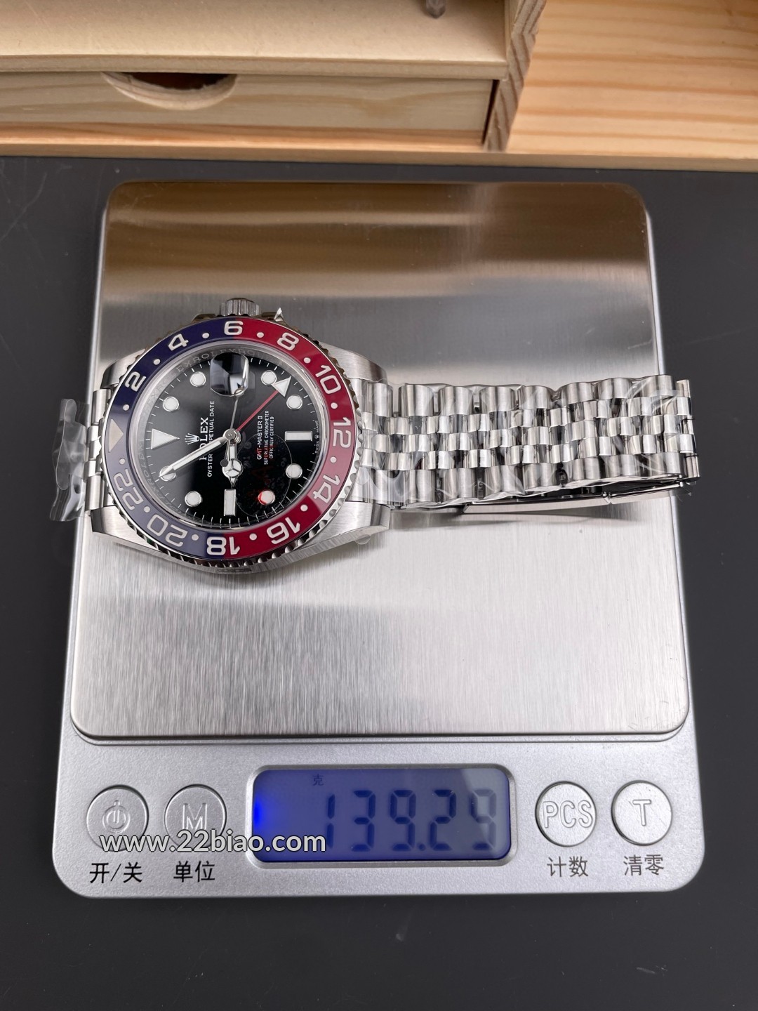 VS Factory ETA 3285 Rolex GMT Master II Red & Black Replica Mechanical Men's Watch