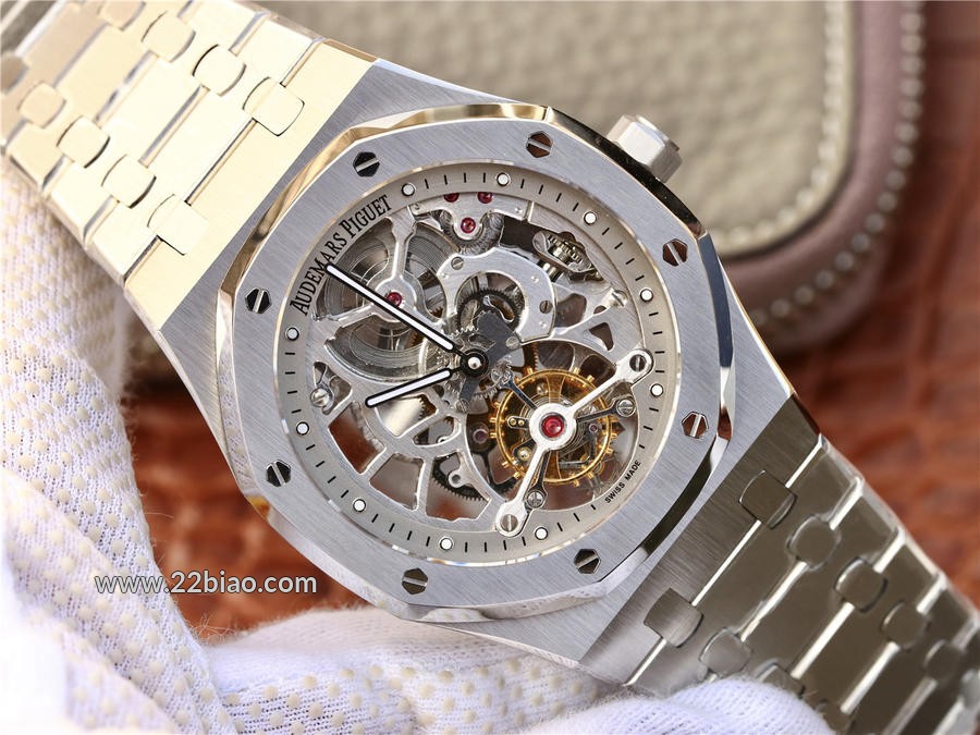 • ZF Factory AP Royal Oak 26518OR Openworked Tourbillon 1:1 Super Clone Watch