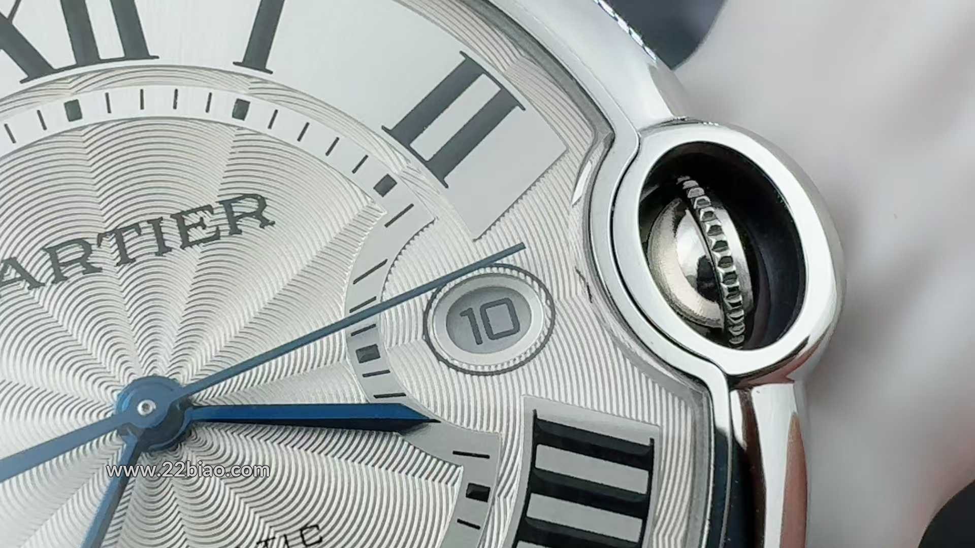 V6 Bedstsælgende Cartier Ballon Bleu-serien automatisk mekanisk ur W69012Z4