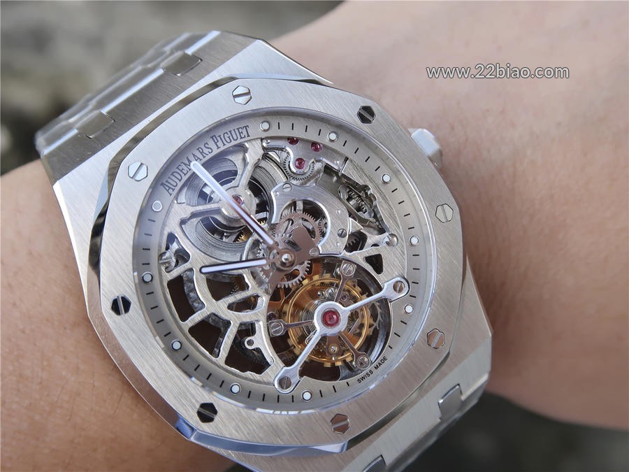 • ZF Factory AP Royal Oak 26518OR Openworked Tourbillon 1:1 Super Clone Watch
