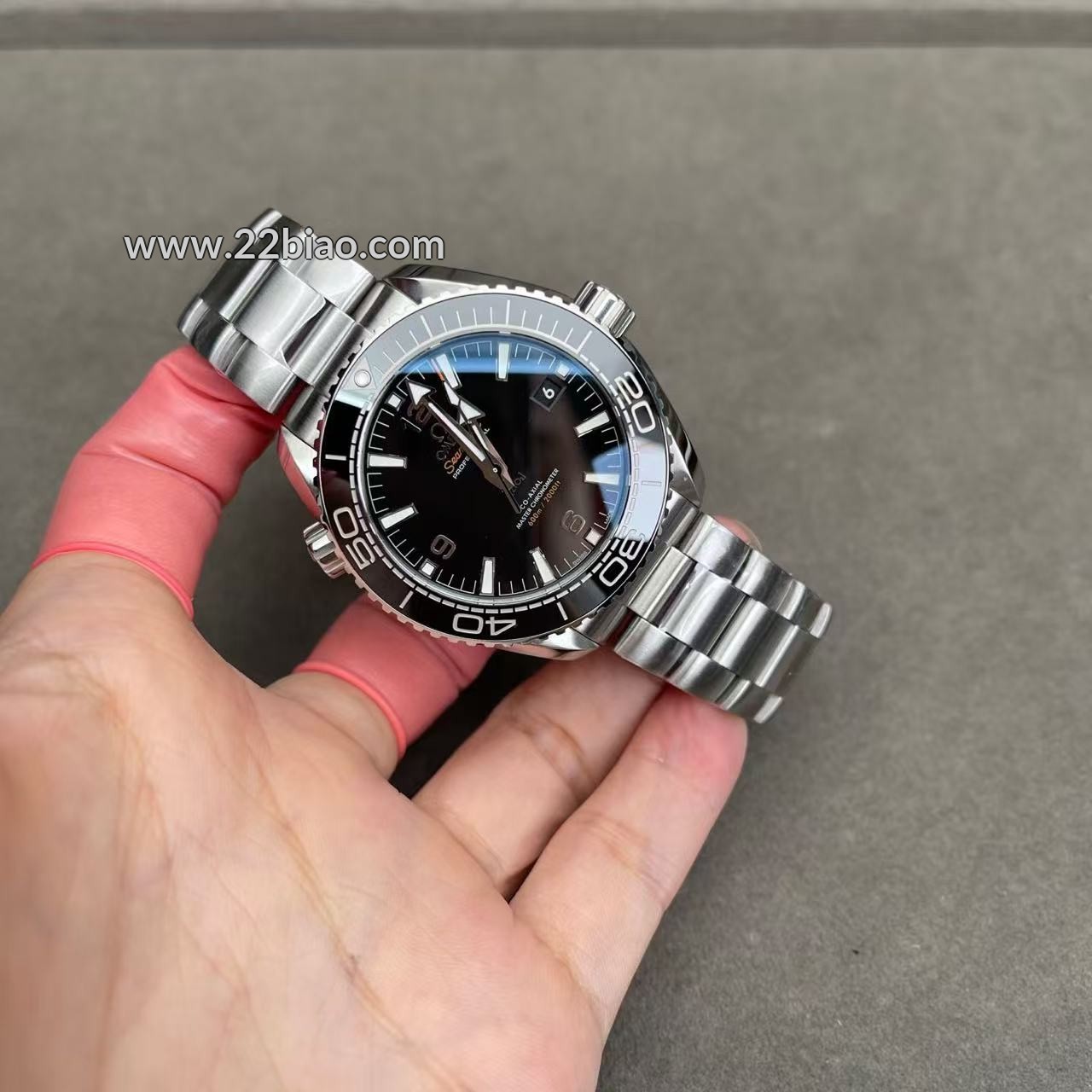 1:1 Super Clone Omega Seamaster Planet Ocean 600M Black Ceramic Watch 215.30.44.21.01.001