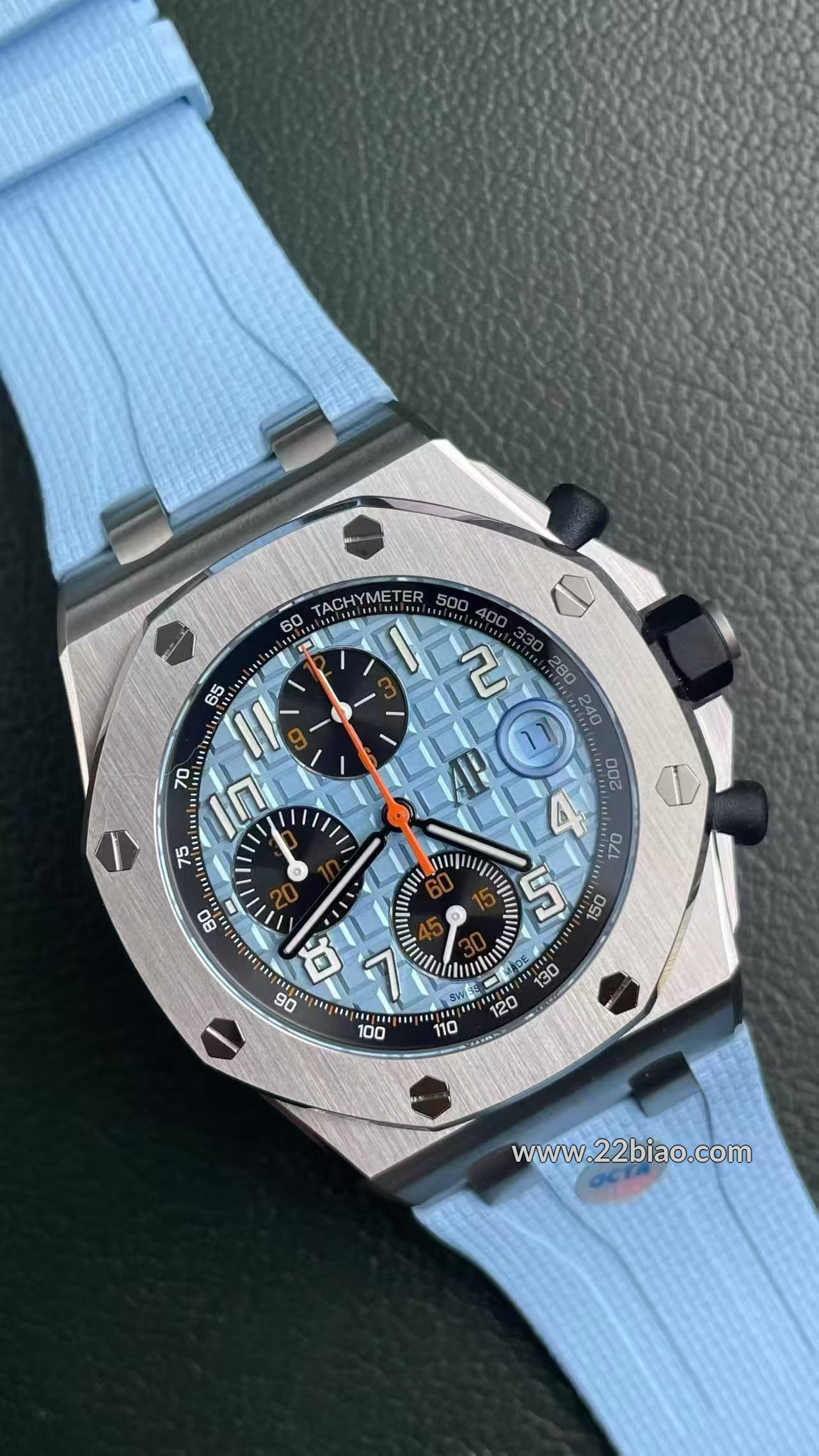 OCTA Factory Super Clone Audemars Piguet Royal Oak Offshore 26238ST 42mm Light Blue Men's Watch