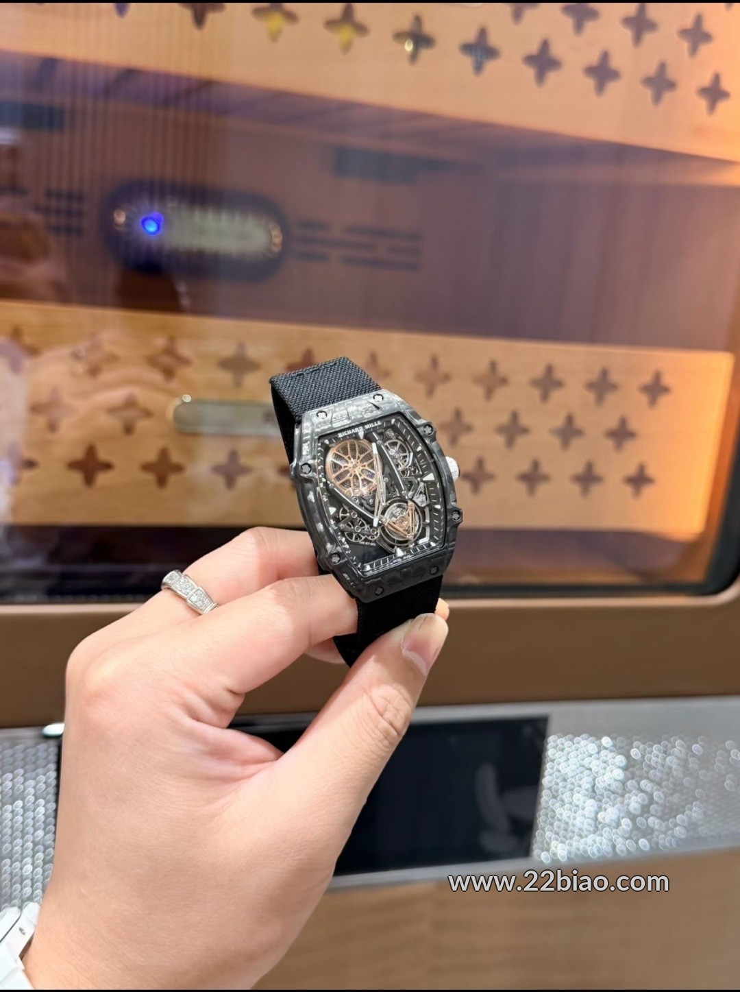 High-End Rep RM 27-05 Rafael Nadal Edition: Carbon Fiber Suspended Tourbillon Watch