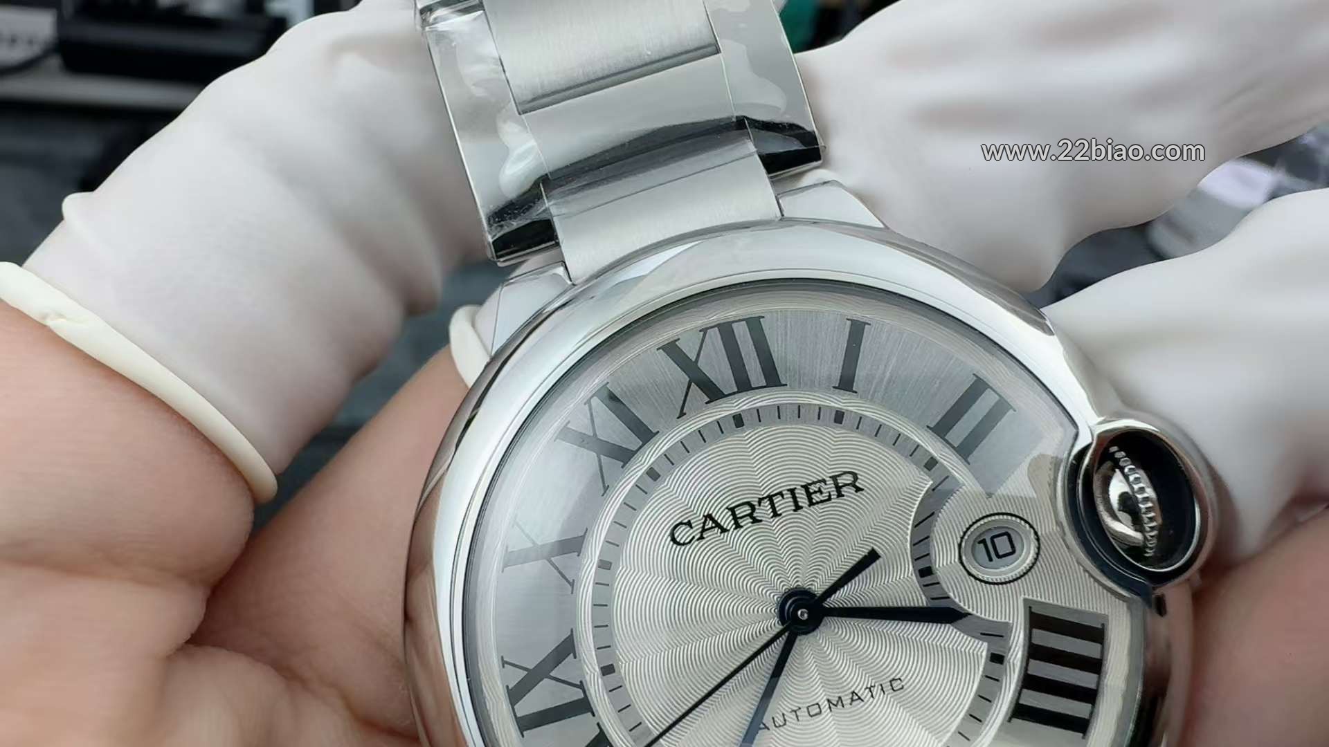 V6 Bedstsælgende Cartier Ballon Bleu-serien automatisk mekanisk ur W69012Z4