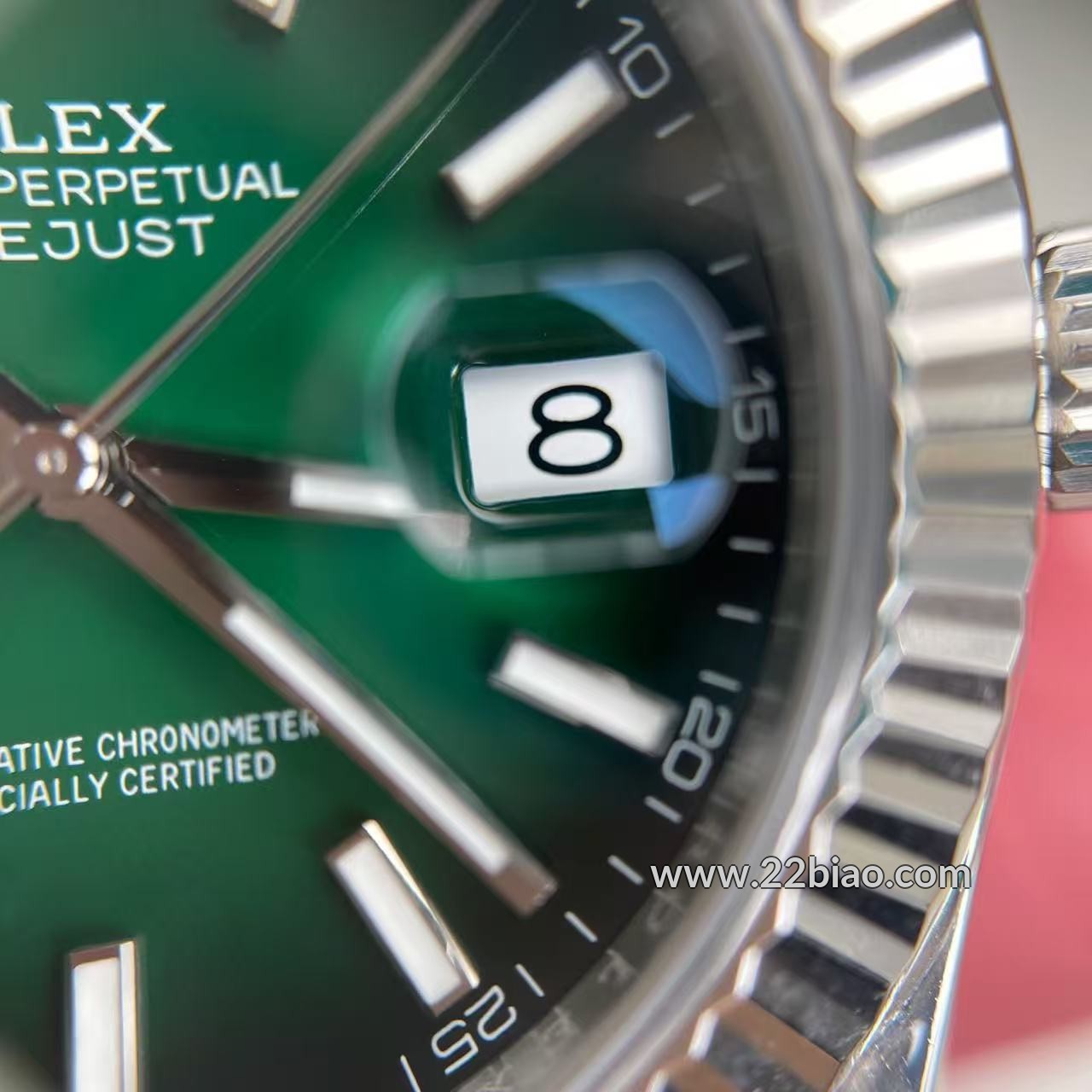 Replica VS Factory Rolex Datejust Green Dial 126334-0034 Men's Watch