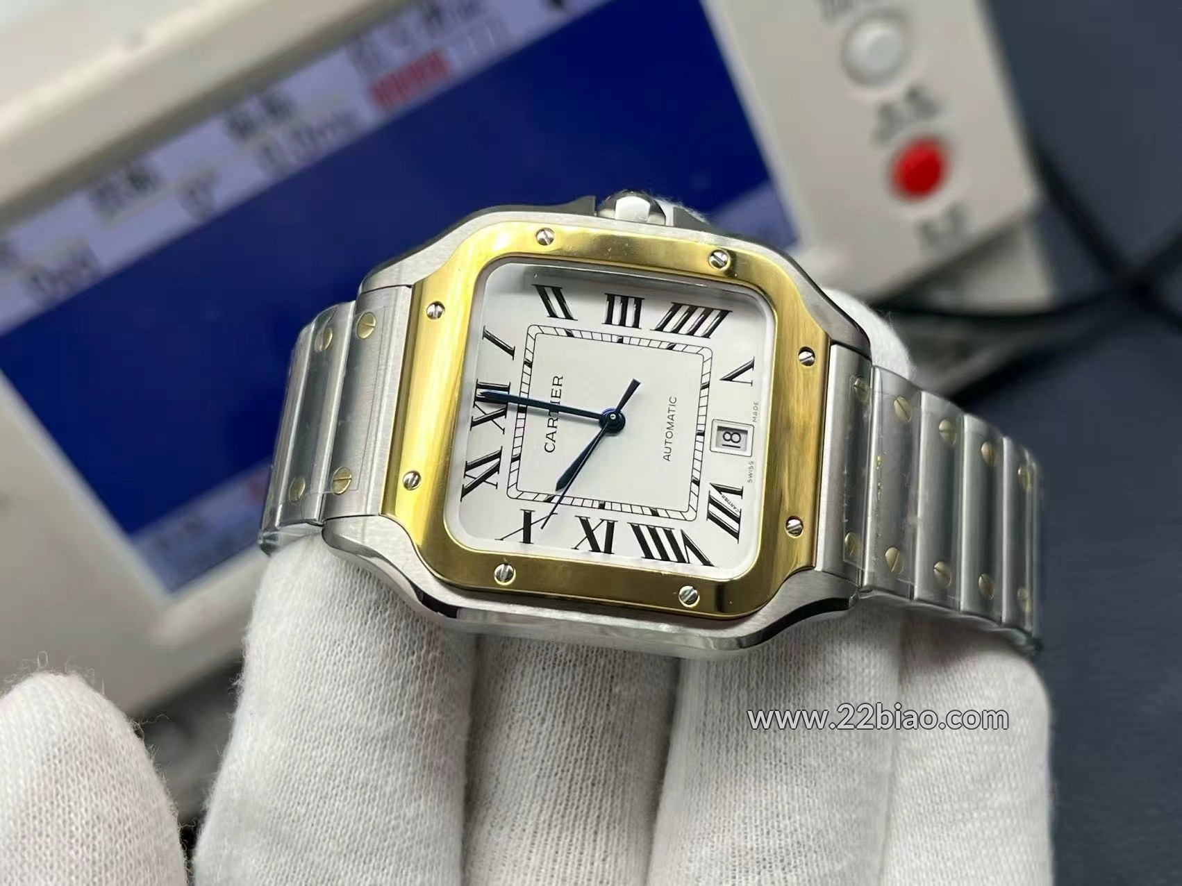 Replica Cartier Santos | BV Factory New Cartier Santos W2SA0006 (Large Model)