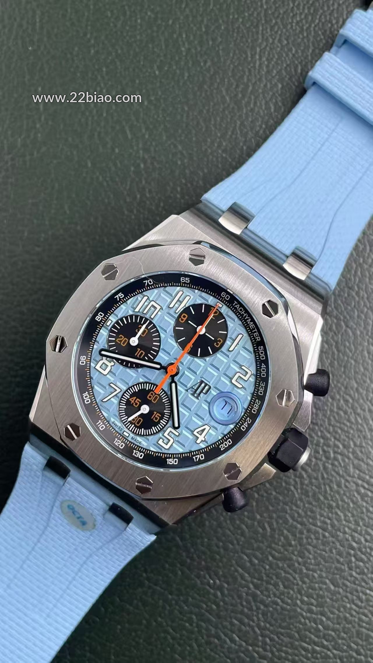 OCTA Factory Super Clone Audemars Piguet Royal Oak Offshore 26238ST 42mm Light Blue Men's Watch
