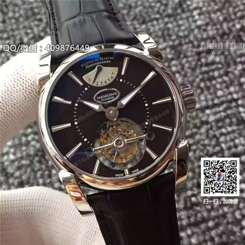 Zegarek mechaniczny z ręcznym tourbillonem Parmigiani Fleurier seria Tourbillon