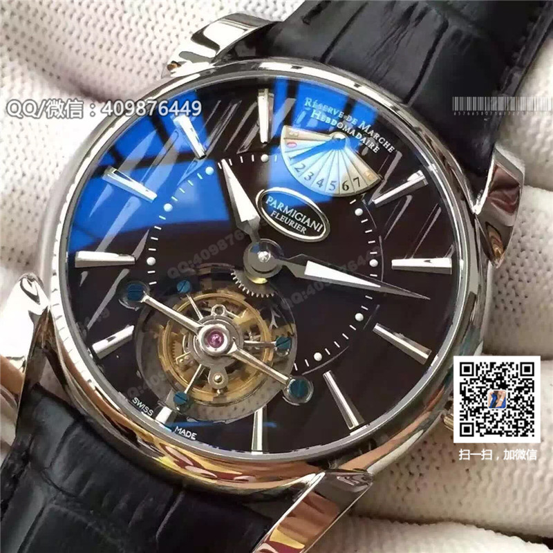Zegarek mechaniczny z ręcznym tourbillonem Parmigiani Fleurier seria Tourbillon