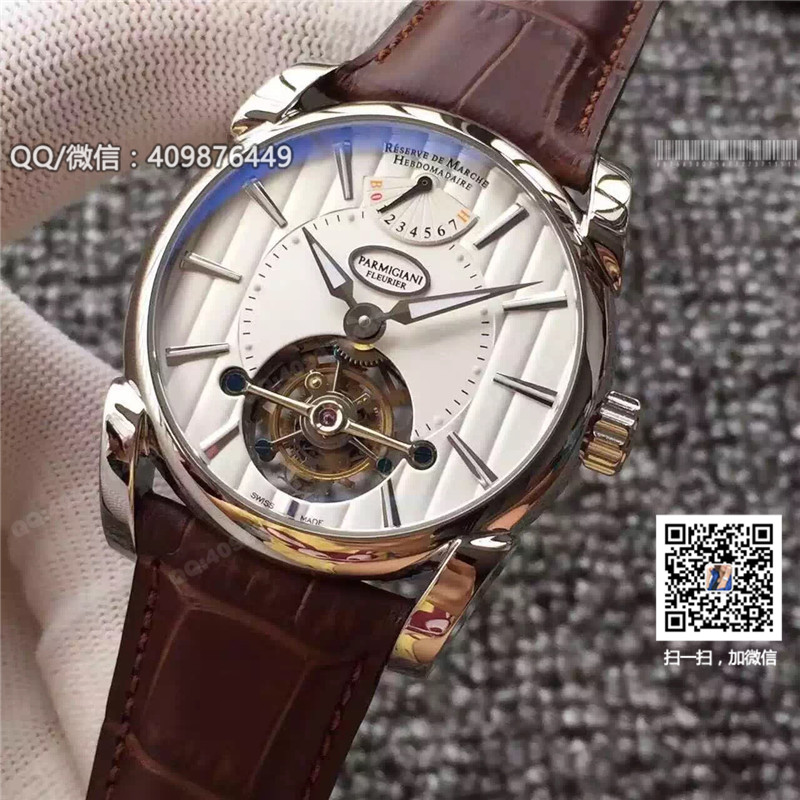 Zegarek mechaniczny z ręcznym tourbillonem Parmigiani Fleurier seria Tourbillon