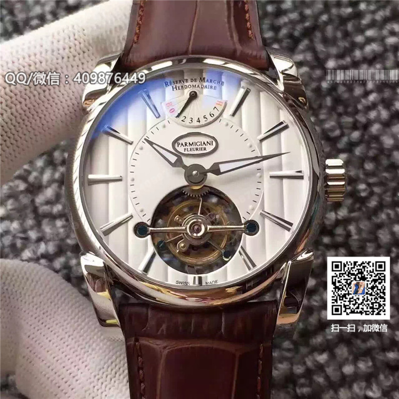 Zegarek mechaniczny z ręcznym tourbillonem Parmigiani Fleurier seria Tourbillon