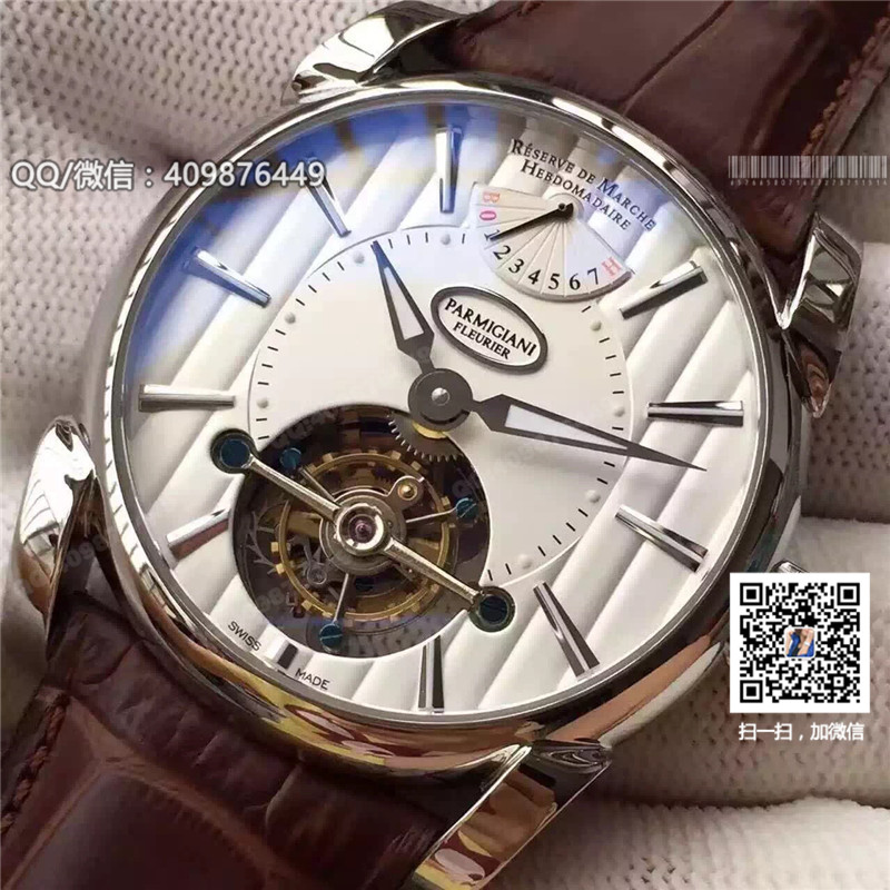 Zegarek mechaniczny z ręcznym tourbillonem Parmigiani Fleurier seria Tourbillon