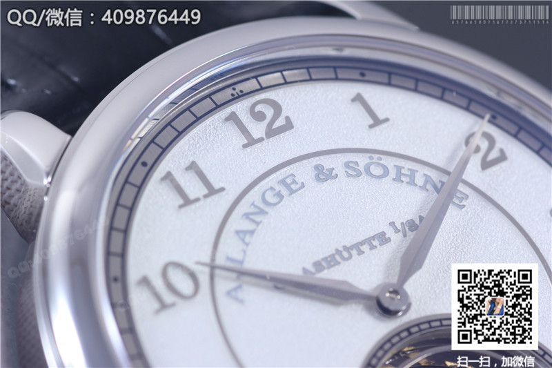 A. Lange & Söhne 1815 Collection Tourbillon Watch Stainless Steel Case White Dial Silver Numeral Markers