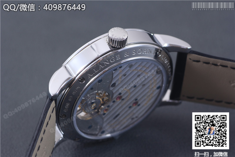 A. Lange & Söhne 1815 Collection Tourbillon Watch Stainless Steel Case White Dial Silver Numeral Markers