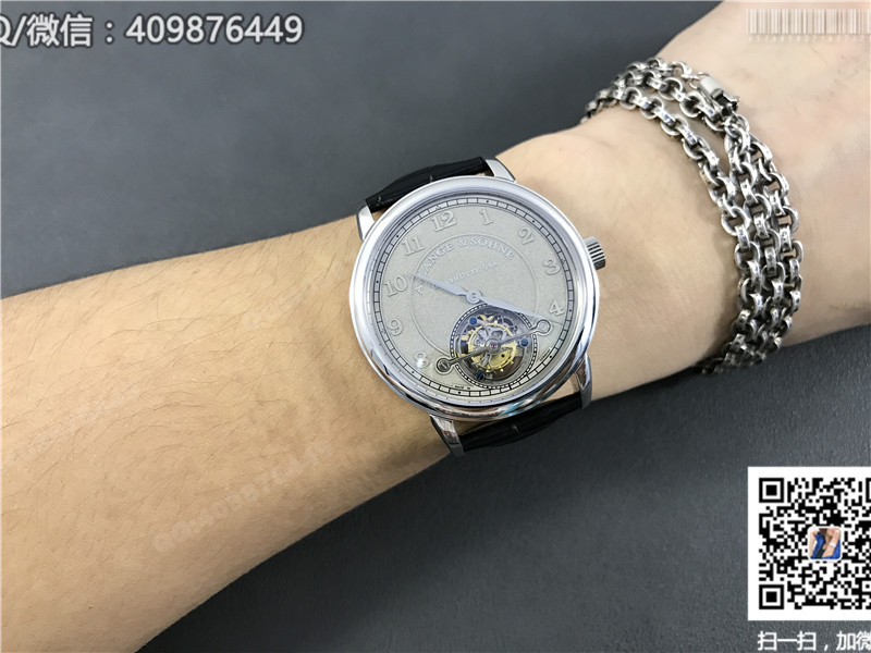 A. Lange & Söhne 1815 Collection Silver-Grey Dial Stainless Steel Case Tourbillon Watch