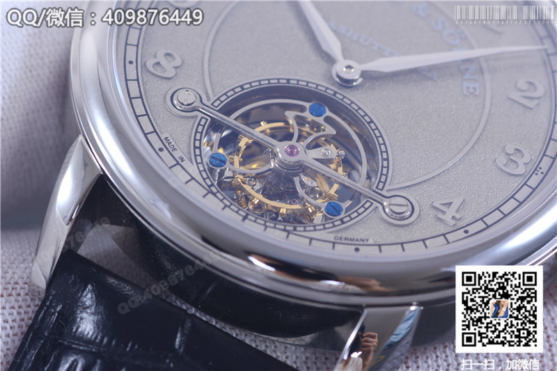A. Lange & Söhne 1815 Collection Silver-Grey Dial Stainless Steel Case Tourbillon Watch