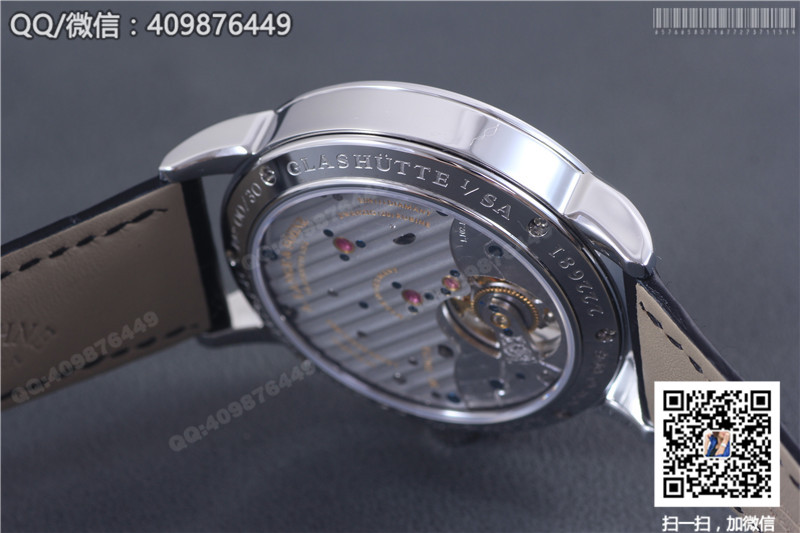A. Lange & Söhne 1815 Collection Tourbillon Watch Black Dial Stainless Steel Case Silver Hour Markers