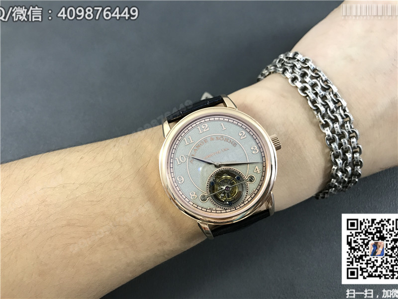 A. Lange & Söhne 1815 Collection Rose Gold Case Silver-Grey Dial Manual-Wind Tourbillon