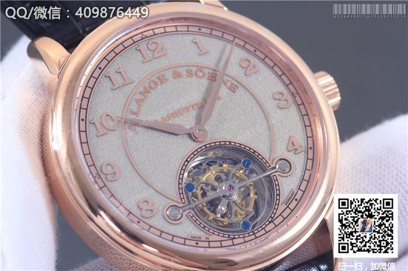 A. Lange & Söhne 1815 Collection Rose Gold Case Silver-Grey Dial Manual-Wind Tourbillon